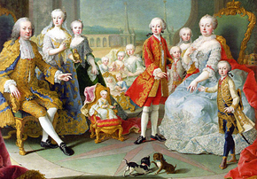 Empress Maria Theresa & Holy Roman Emperor Francis I and family